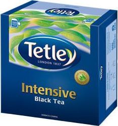Tetley TETLEY Herbata INTENSIVE z zawieszką, opakowanie 100 sztuk