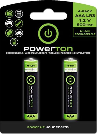 Powerton Akumulator AAA / R03 900mAh 2 szt.