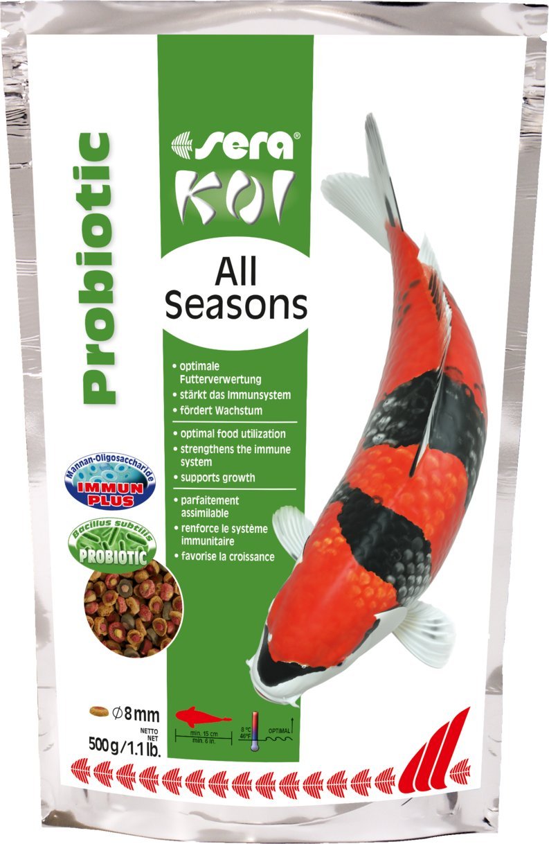 Sera Koi All Seasons Probiotic 500 g - pokarm specjalny
