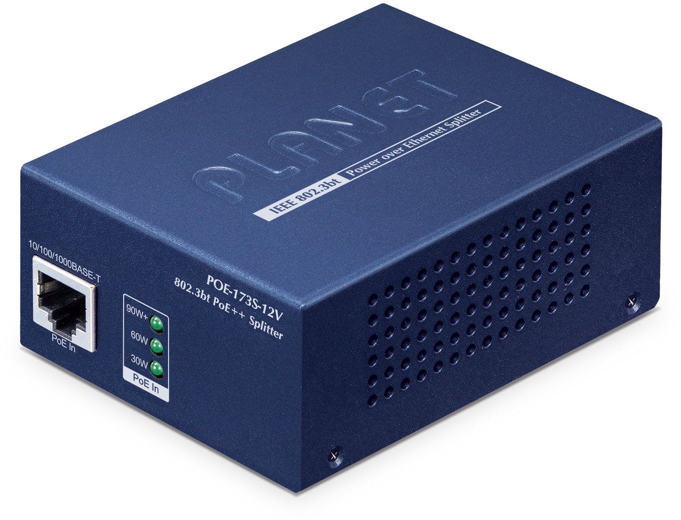 Planet Single Port PoE++ Splitter POE-173S-12V