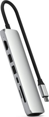 Satechi ST-P7SS huby i koncentratory USB Type-C 10000 Mbit/s Srebrny