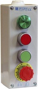 Spamel Kaseta sterownicza 4-otworowa bez wyposażenia - SP22K4-00