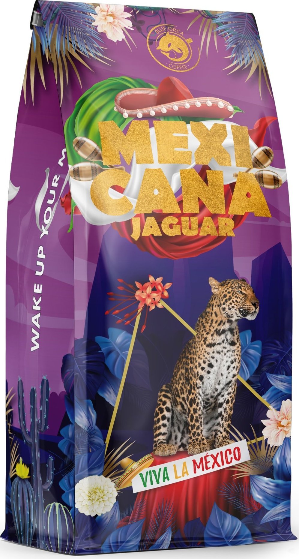 Kawa ziarnista Blue Orca Coffee KAWA ZIARNISTA - MEXICANA JAGUAR - Świeżo Palona z Palarni 1KG - BLUE ORCA