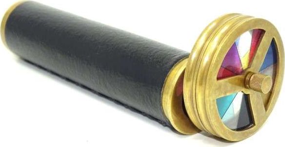 Giftdeco Kalejdoskop mosiężny w stylu retro