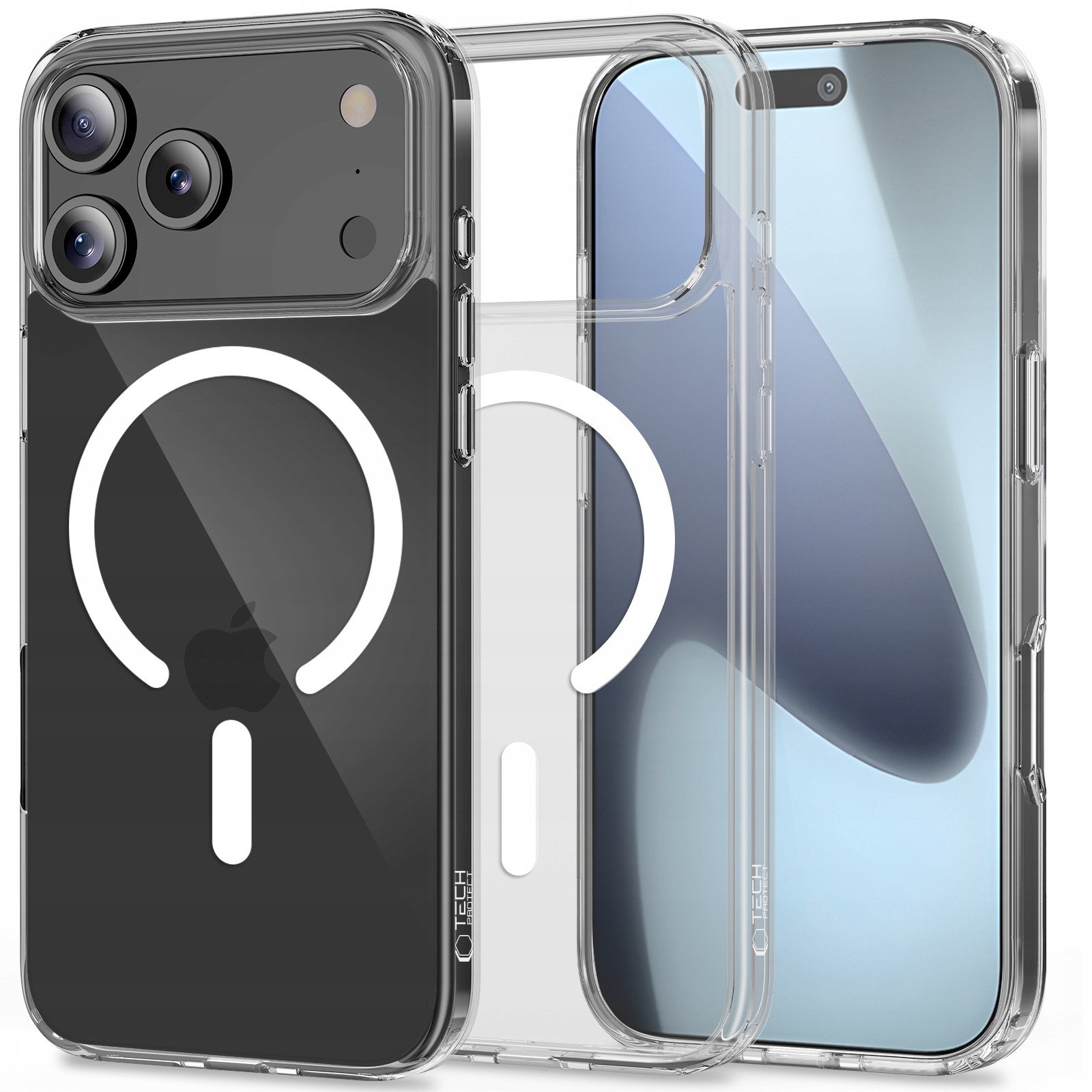 Etui Tech-Protect Flexair Hybrid MagSafe do Apple iPhone 17 Pro Clear
