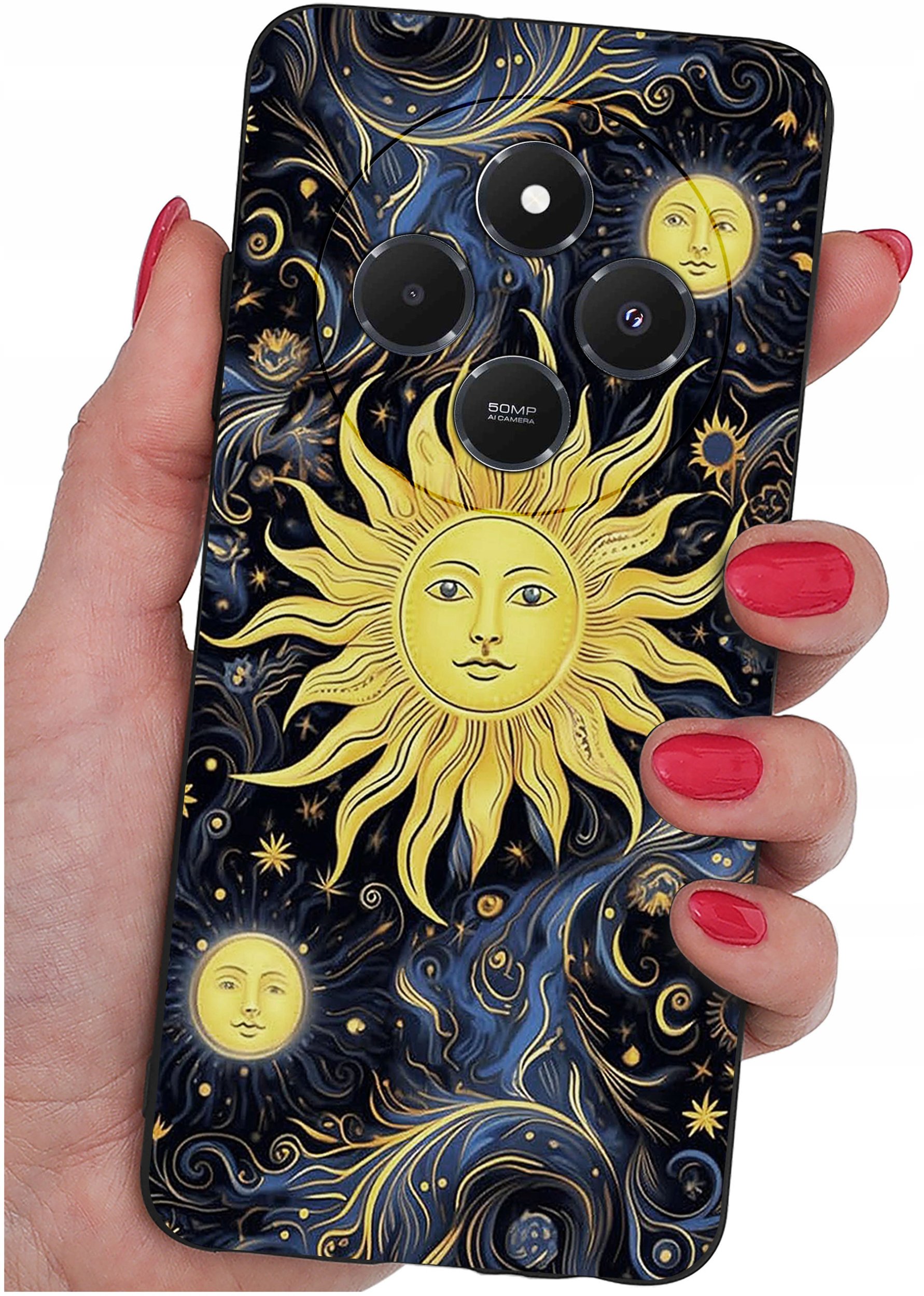 Etui do Xiaomi Redmi 14C WZORY |SILIKONOWE MATT CASE + SZKŁO 9H