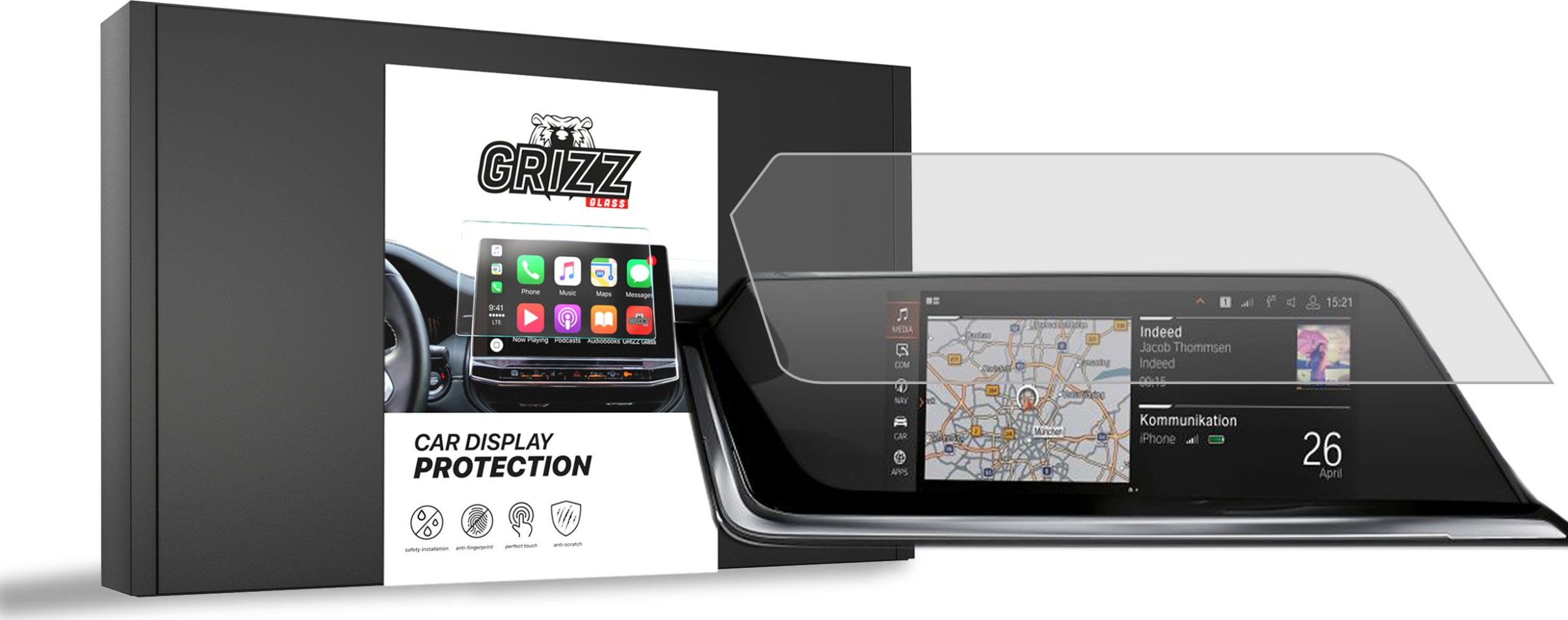 GrizzGlass Folia matowa GrizzGlass CarDisplay Protection do BMW Z4 G29 10,25" 2019