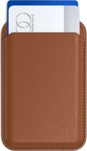 Satechi Podstawka Satechi Vegan-Leather Wallet Stand do Apple iPhone MagSafe brązowy