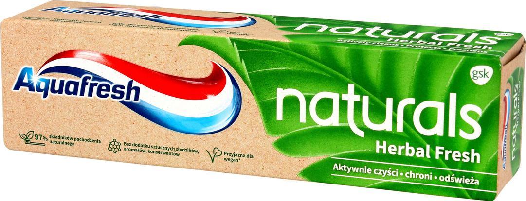Aquafresh Pasta do zębów Naturals Herbal Fresh 75 ml