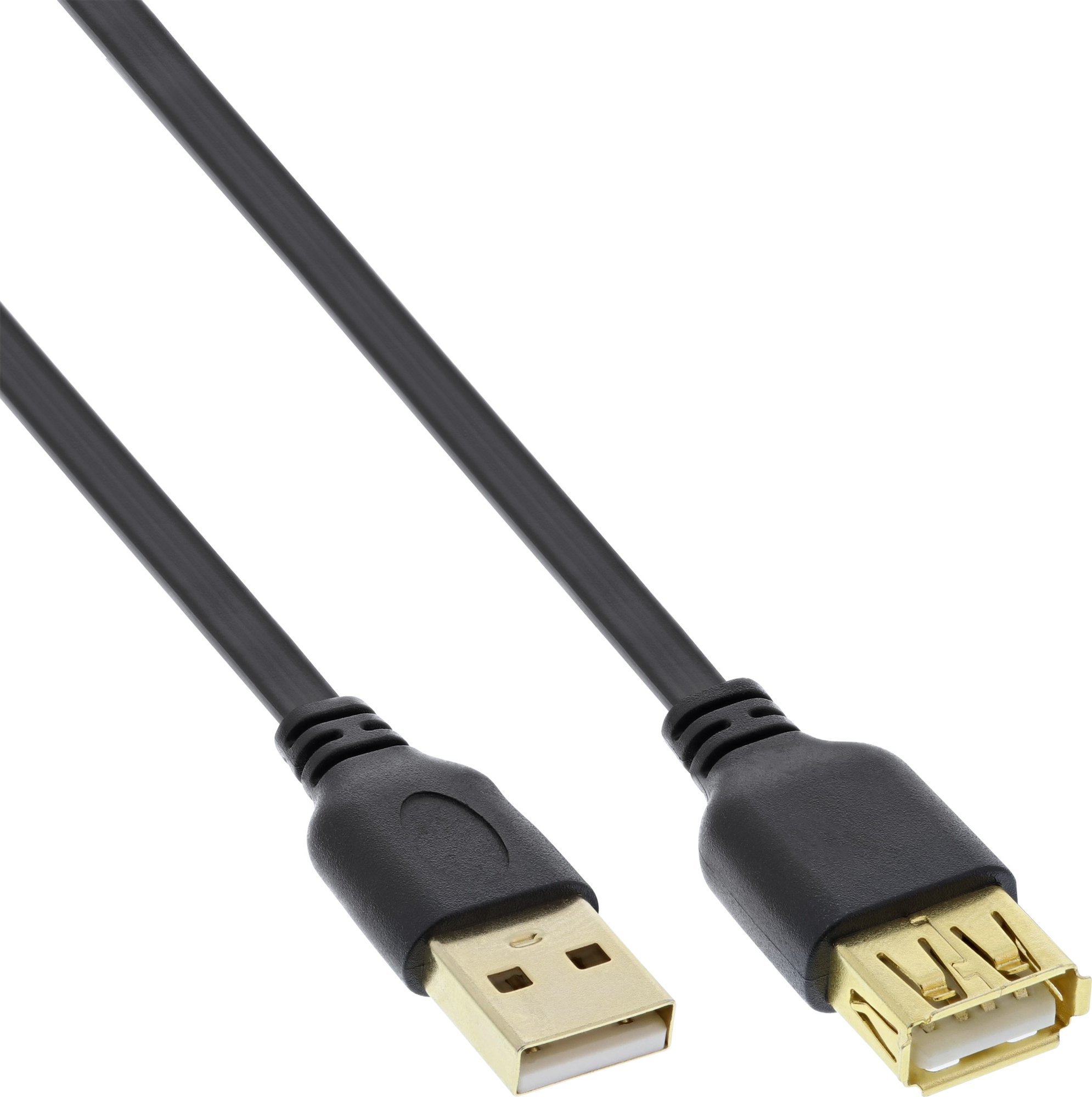Kabel USB InLine USB-A - USB-A 1.5 m Czarny (34615F)