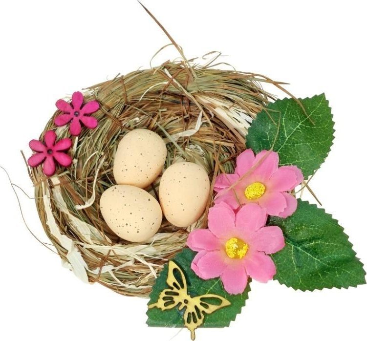 Koszyk z pisankami 13x11x4cm