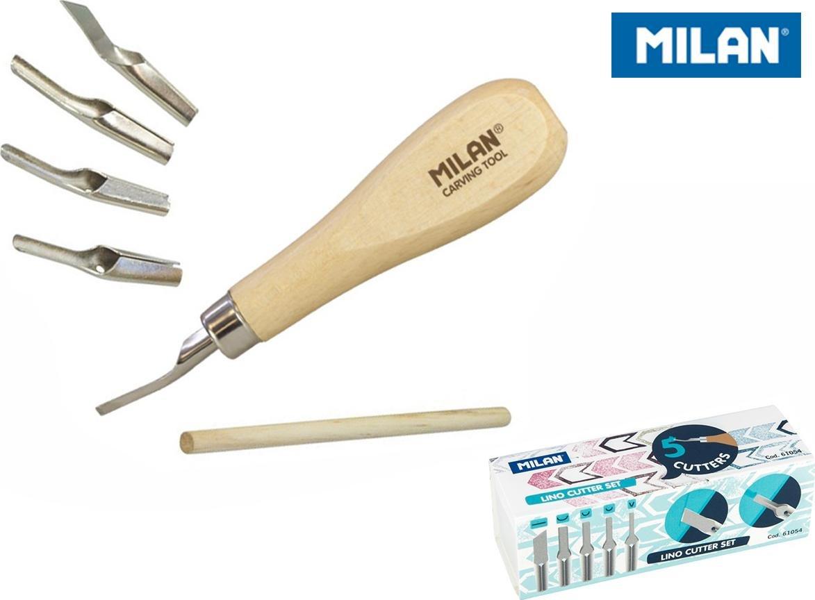 Titanum Zestaw dłut do linorytu 5szt MILAN
