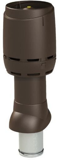 Poujoulat izolowany wentylacyjny kominek FLOW 125P/IS/500 BRĄZOWY one size