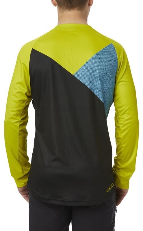 Koszulka męska GIRO ROUST LS JERSEY długi rękaw citron green shadow roz. M (DWZ)