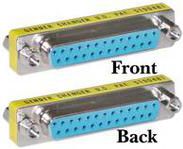 MicroConnect DB-25 - DB-25, Srebrny (MOD25F25F)