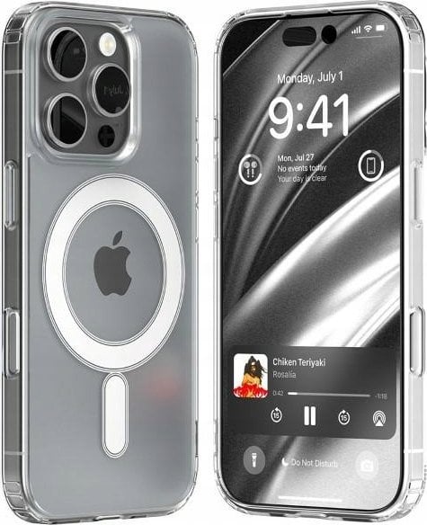 Mercury Mercury etui MagSafe Jelhard iPhone 16 Pro 6,3" transparent