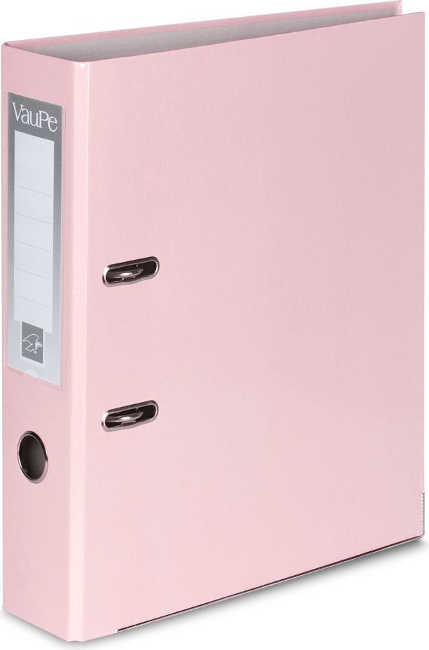 Segregator VauPe FCK dźwigniowy A4 50mm różowy pastelowy (062/10)