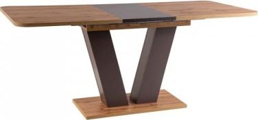 Signal STÓŁ PLATON DĄB WOTAN / BRĄZ 136(176)X80