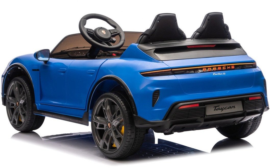 Licencjonowany Taycan Turbo S Blue 24V Jeździk na Akumulator 2x90W EDUKAMP