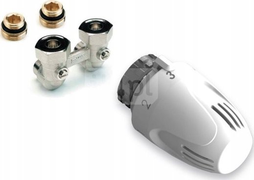 Comap Zestaw przyłączeniowy - wersja kątowa (moduł przyłaczeniowy VKO katowy ze stożkami + głowica termost.) Comap