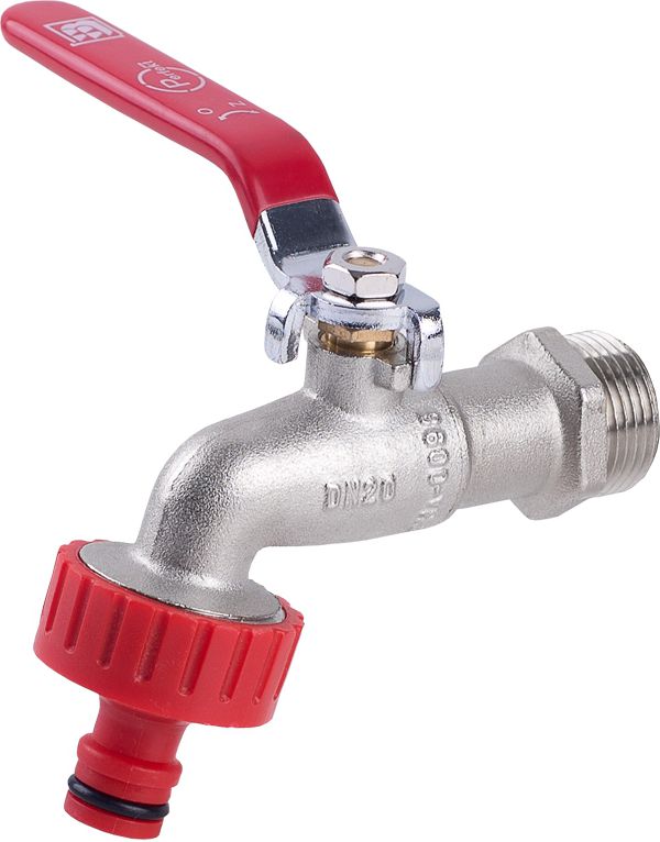 Perfexim Zawór kulowy czerpalny DN15 z dławikiem z szybkozłączką do węża PHA-009/S (01-009-0150-001)