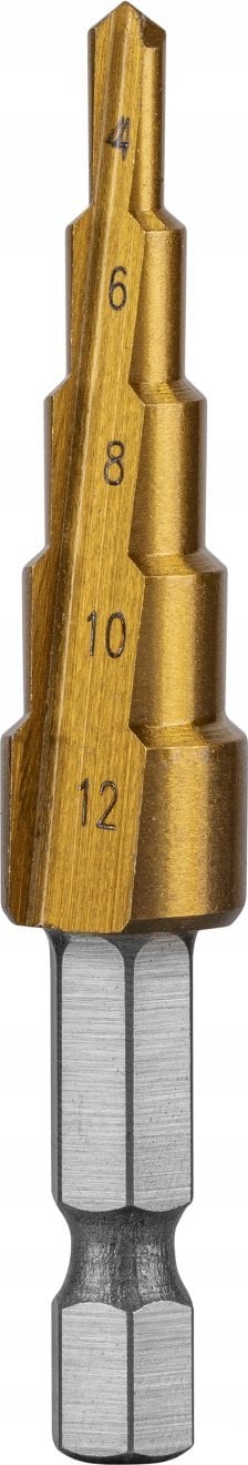 Wiertło Högert Technik Wiertło stopniowe 4-12 mm