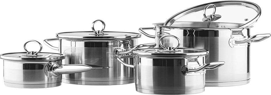 Vinzer Komplet garnków 9 el. Universum Compact