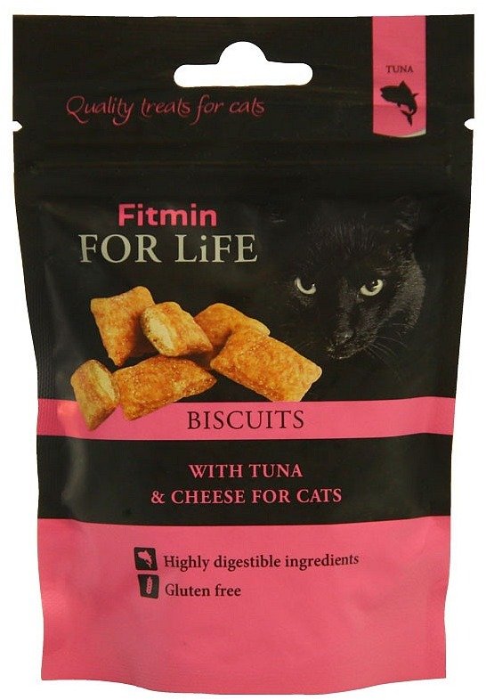 FITMIN FOL LIFE CAT Biscuits tuna& cheese 50g