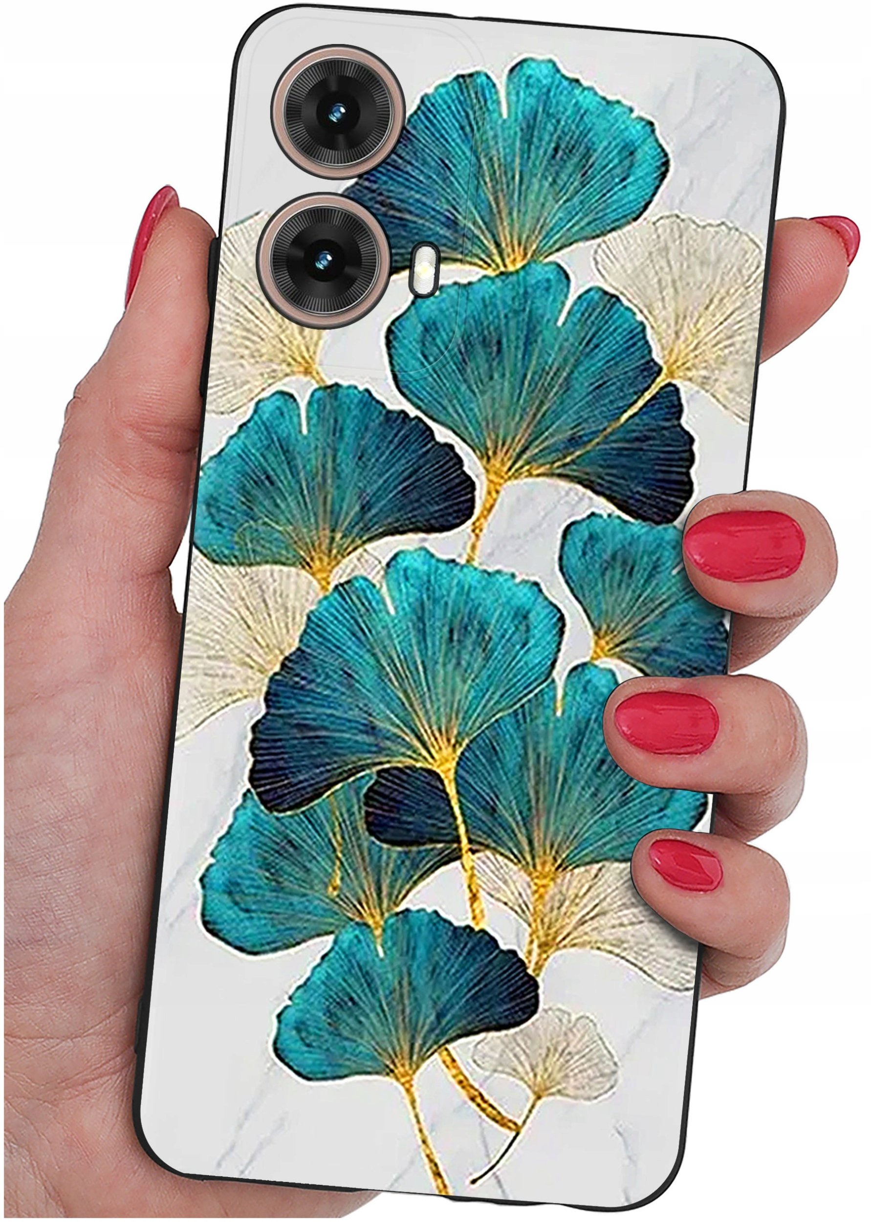 Etui do Motorola Moto G85 5G WZORY |SILIKONOWE MATT CASE