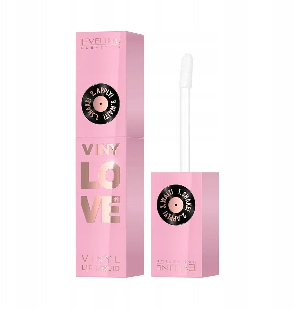 Eveline Vinyloce Vinyl Lip Liquid nawilżająca pomadka do ust 01 Pinky 4ml