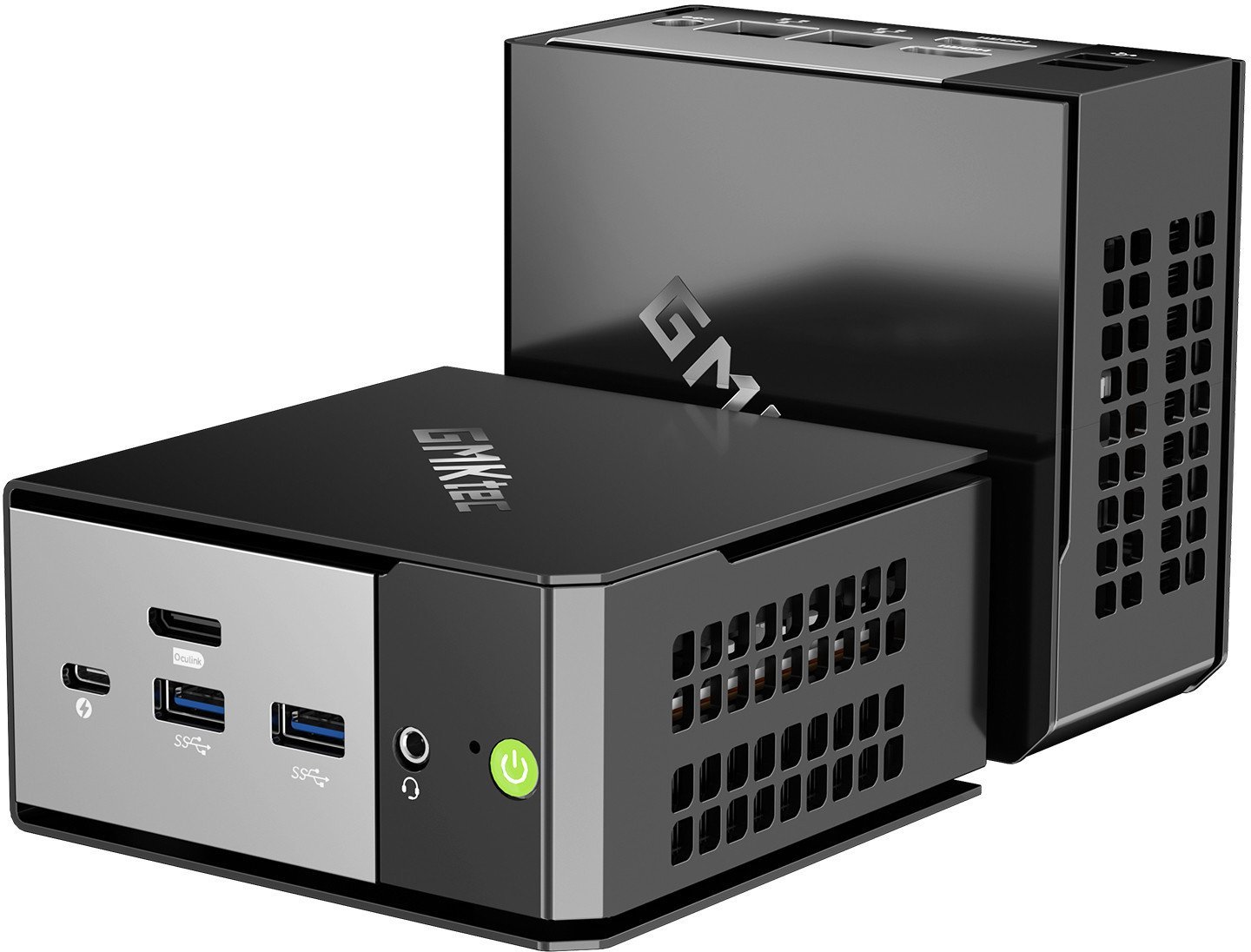 GMKtec EVO-X1 AMD Ryzen AI 9 HX 370 32 GB LPDDR5x-SDRAM 1 TB SSD Windows 11 Pro Mini PC Czarny, Srebrny