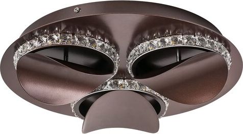 Lampa sufitowa Rabalux Lampa przysufitowa LED brązowa do jadalni Rabalux Capriana 5050