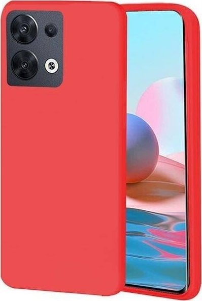 Beline Etui Candy Oppo Reno 8 czerwony/red