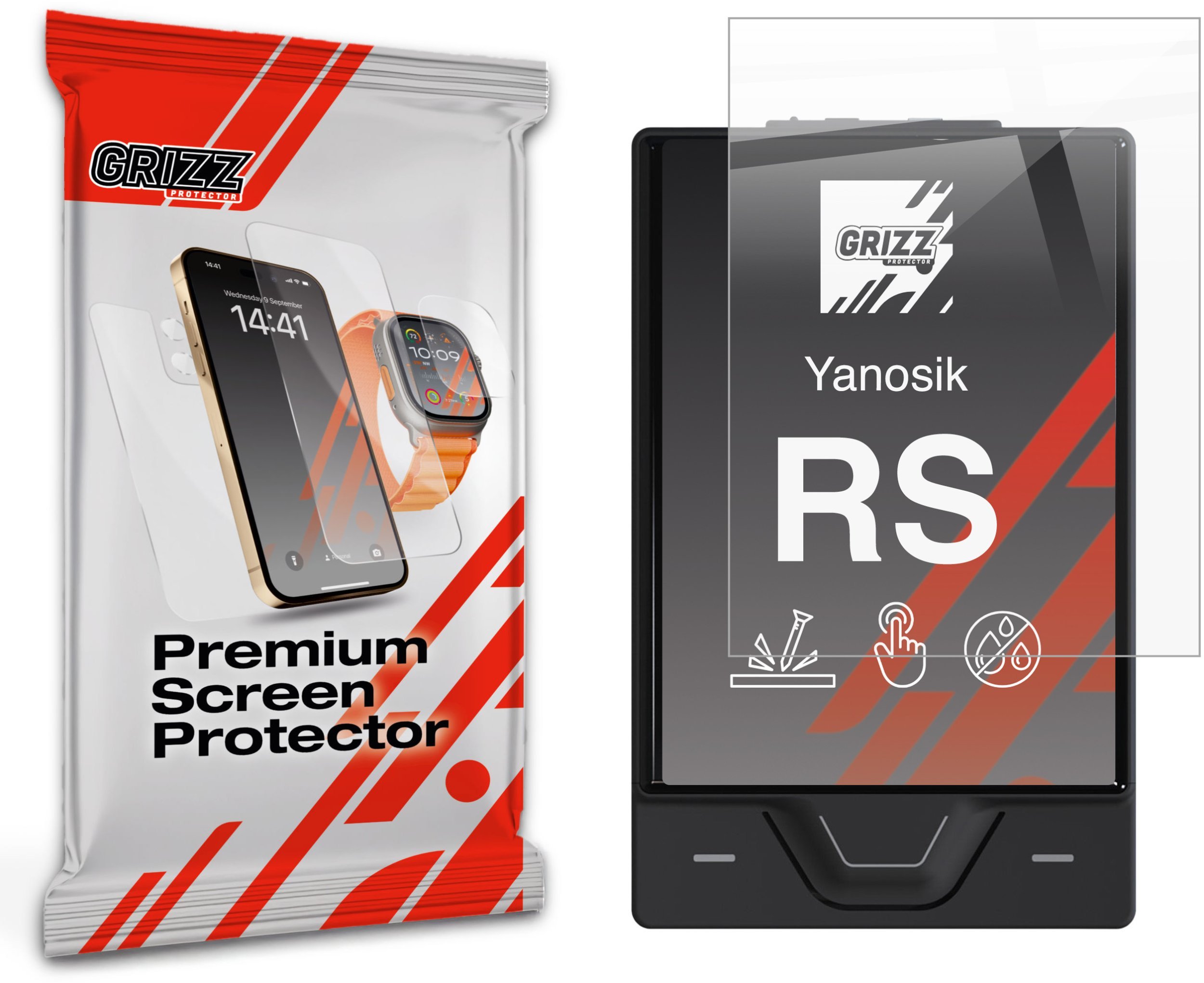 Nawigacja GPS GrizzGlass Folia ceramiczna CeramicFilm do Yanosik RS 2,8