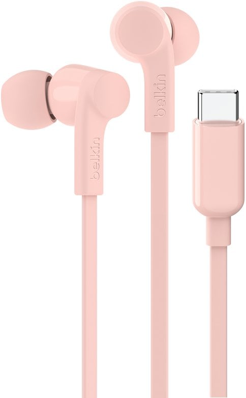 Belkin Rockstar InEar Headphones cabel, USB-C, pink G3H0002hqPKV2