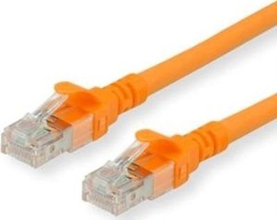 Roline Patchcable - RJ-45-50 cm - UTP - CAT 6a - bezhalogenowy, linka - pomarańczowy (21.15.2770)