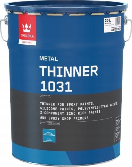 PPG TIKKURILA thinner 1031 rozcieńczalnik do farb epoksydowych 20L