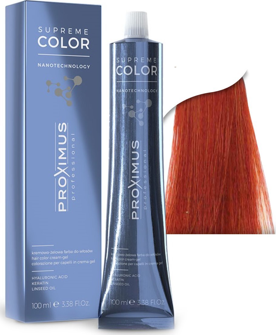 Proximus PROXIMUS Farba do włosów SUPREME COLOR NANOTECHNOLOGY - 7,44