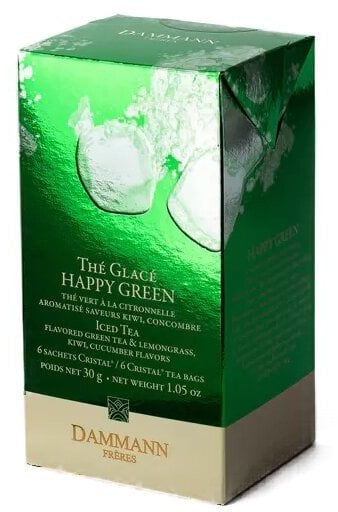 Dammann Herbata zielona na zimno Happy Green 6 saszetek