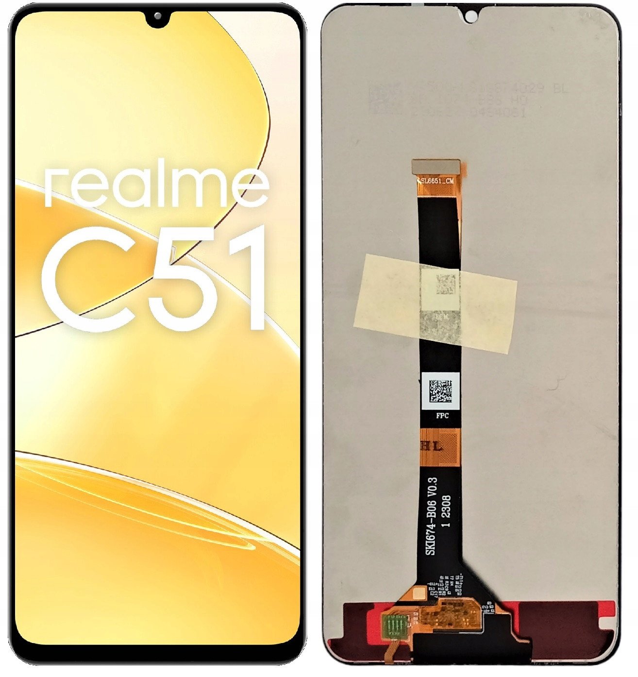 WYŚWIETLACZ EKRAN LCD DO REALME C51
