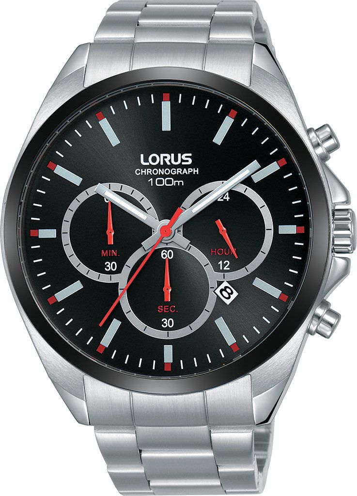 Zegarek Lorus Zegarek Męski Lorus RT361GX9 Chronograf Sportowe uniwersalny
