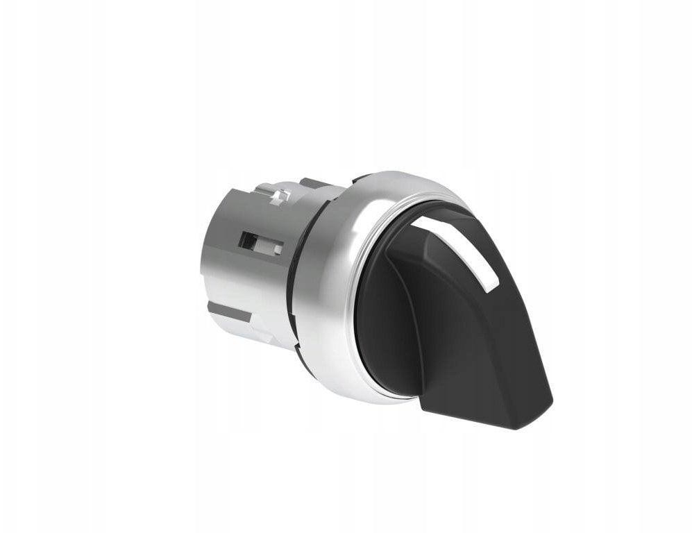 Przełącznik 2 pozycyjny 0-1 metalowy fi22mm pokrętło krótkie LPSS120