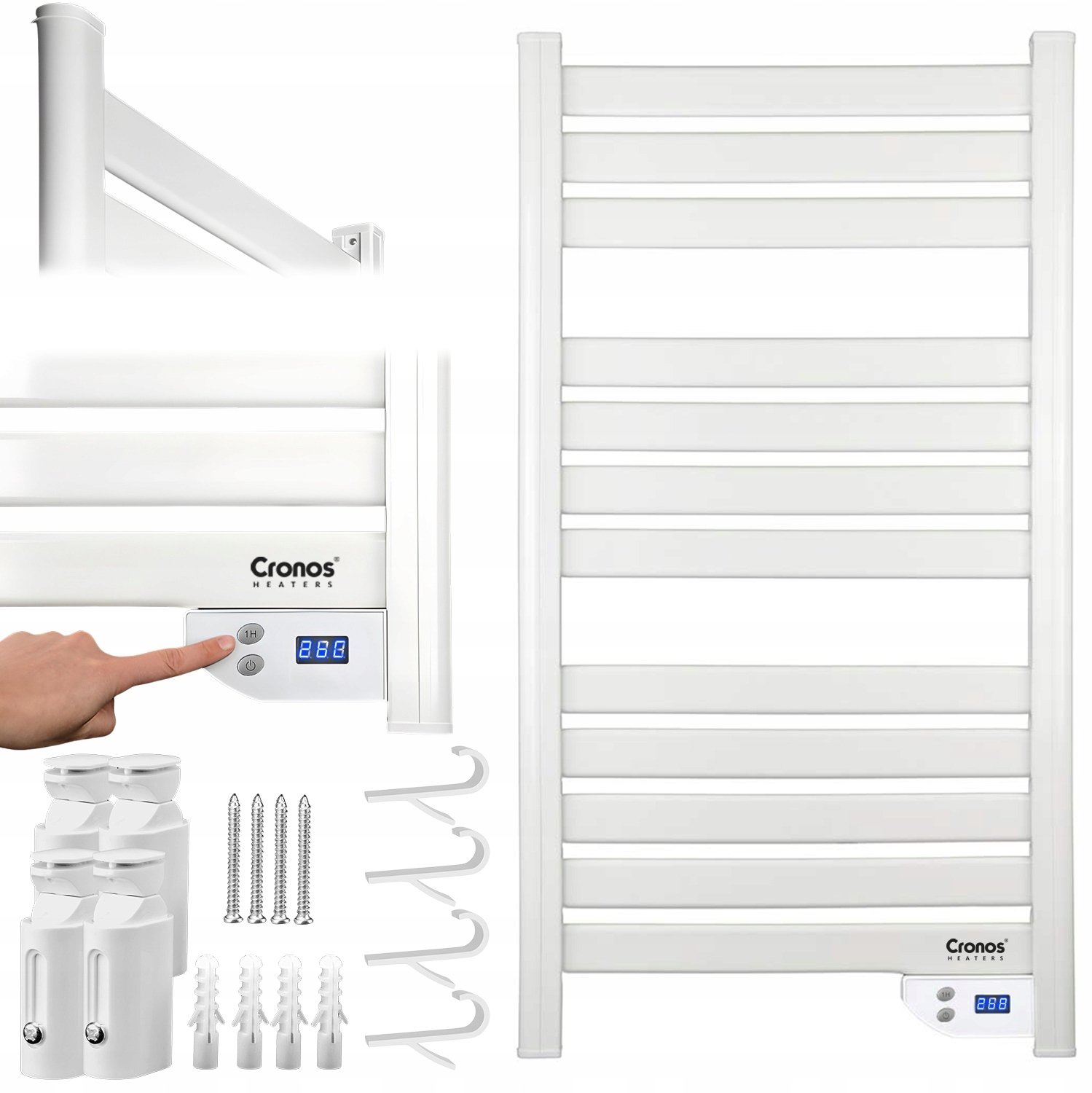 Grzejnik azienkowy elektryczny Cronos, TW-500