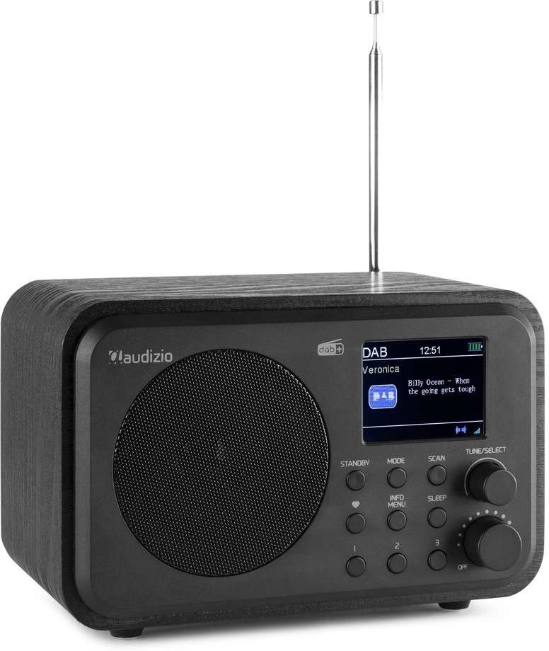 Radio Milan DAB radio z akumulatorem czarne one size