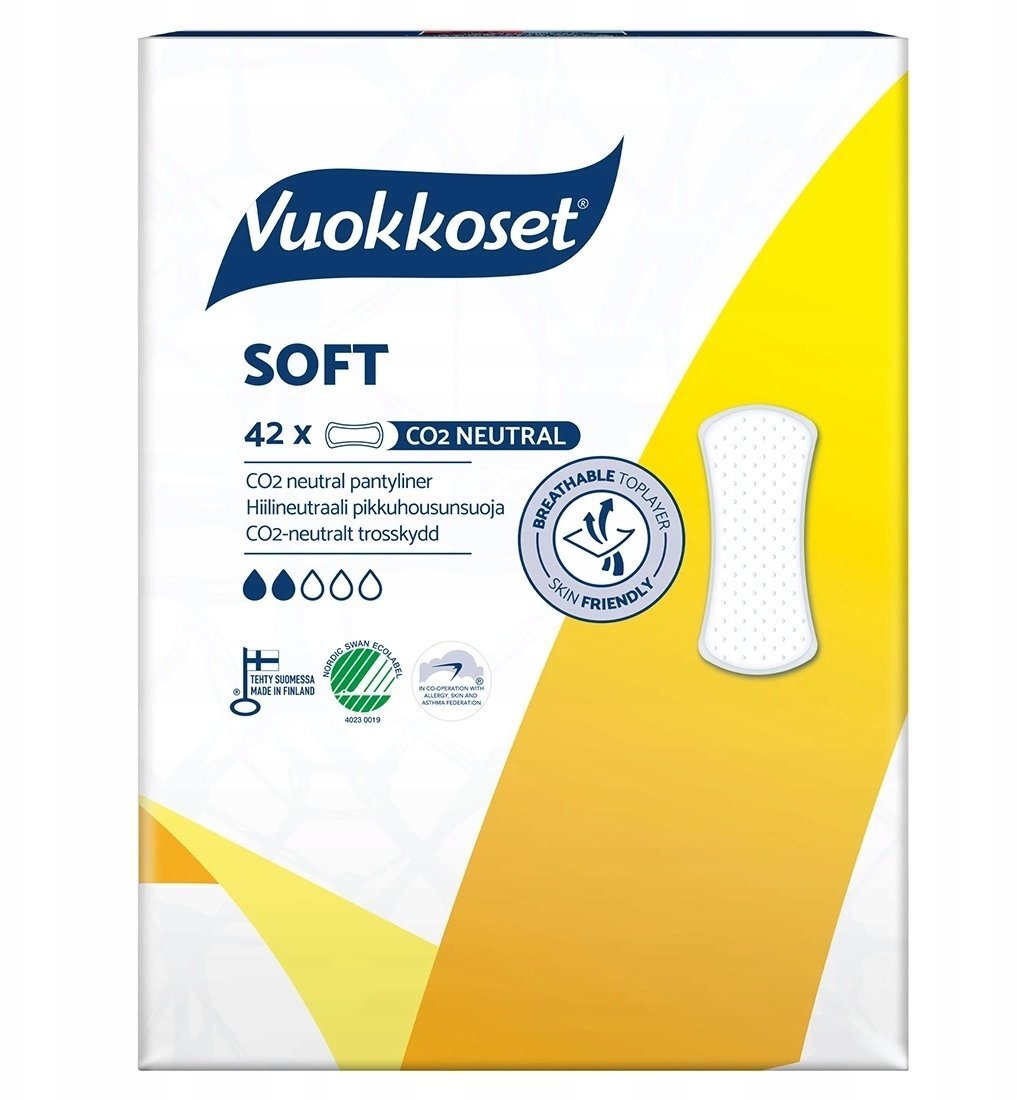 Vuokkoset SOFT Wkładki higieniczne, 42 szt.