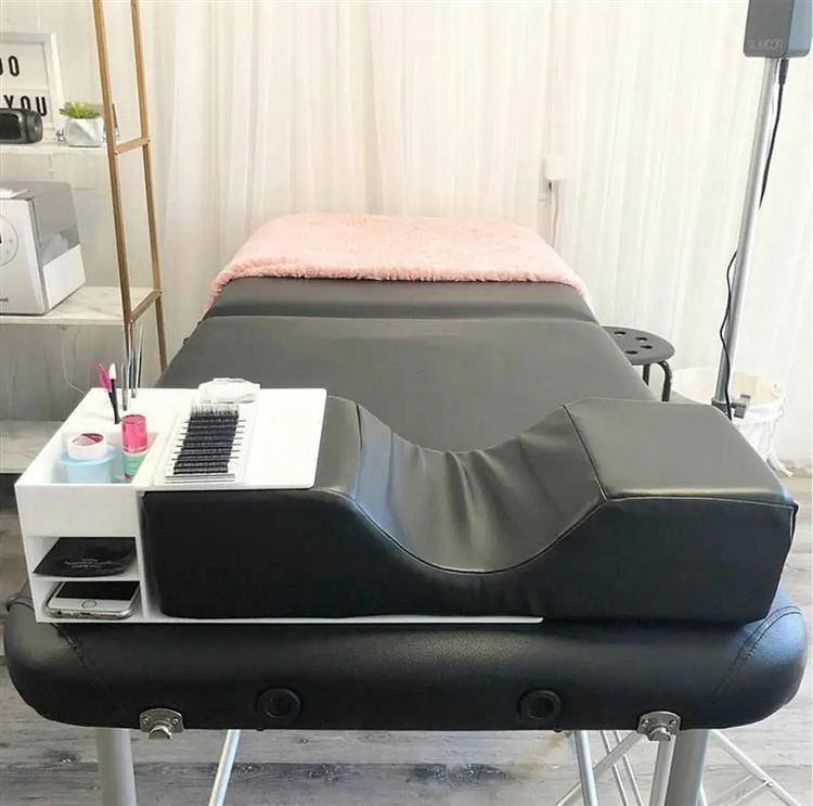 Aptel PODUSZKA Kosmetyczna do Zabiegów Kosmetycznych 50x20x12cm czarna AG968