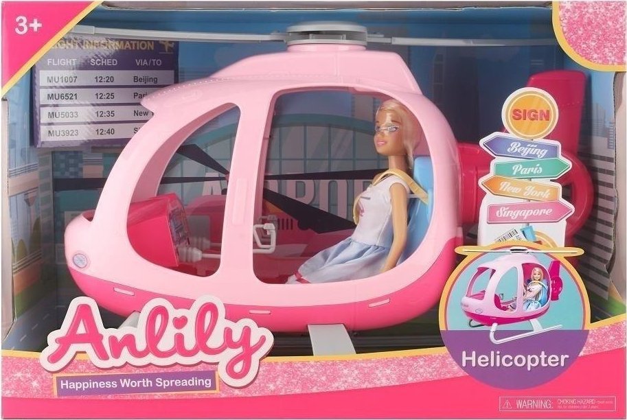 Lalka Lot helikopterem nad Nowym Jorkiem