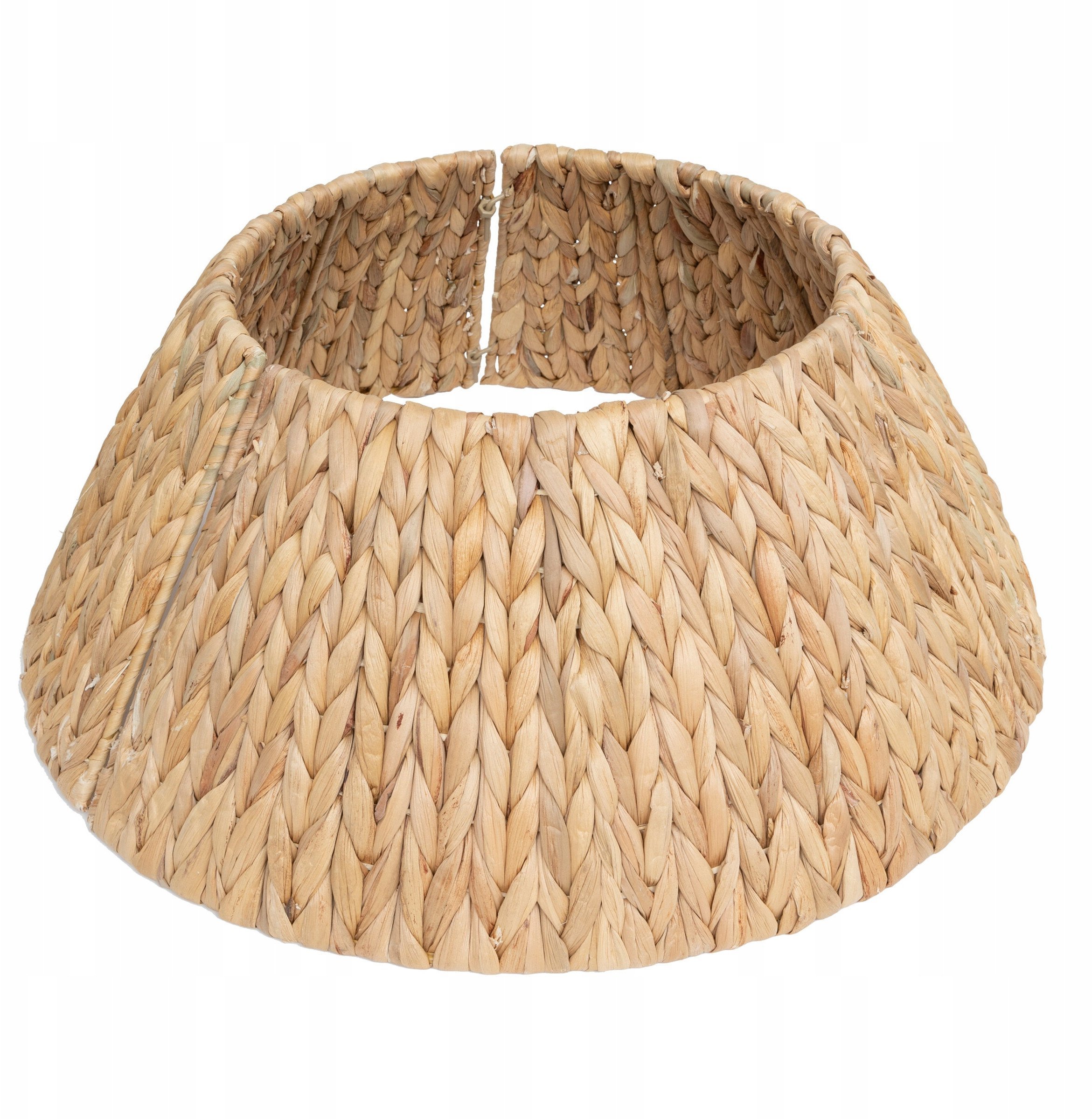 Pleciona osłona na stojak choinkowy z hiacyntu, Ø 56 cm