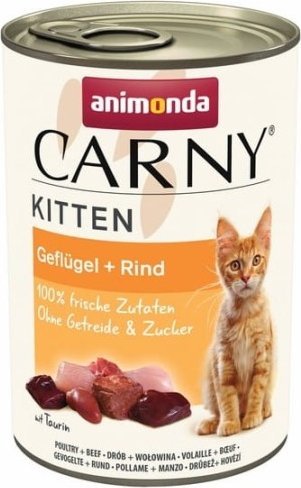 Animonda Carny Kitten smak: wołowina i drób 400 g