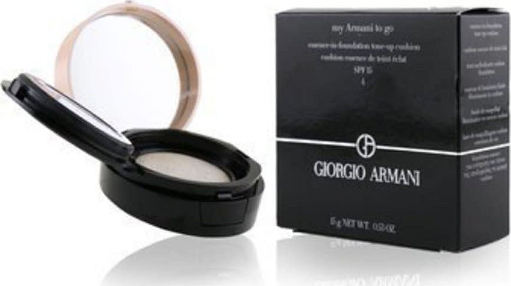 Giorgio Armani Giorgio Armani, My Armani To Go, Compact Foundation, 04, Tone Up, SPF 15, 15 g For Women